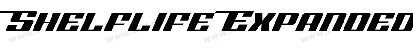 Shelflife Expanded字体转换